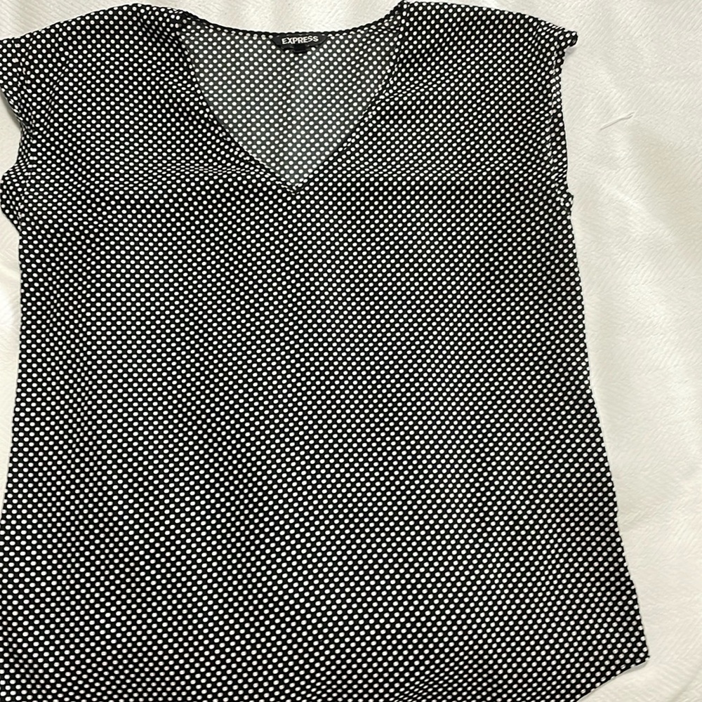 Express polkadot blouse